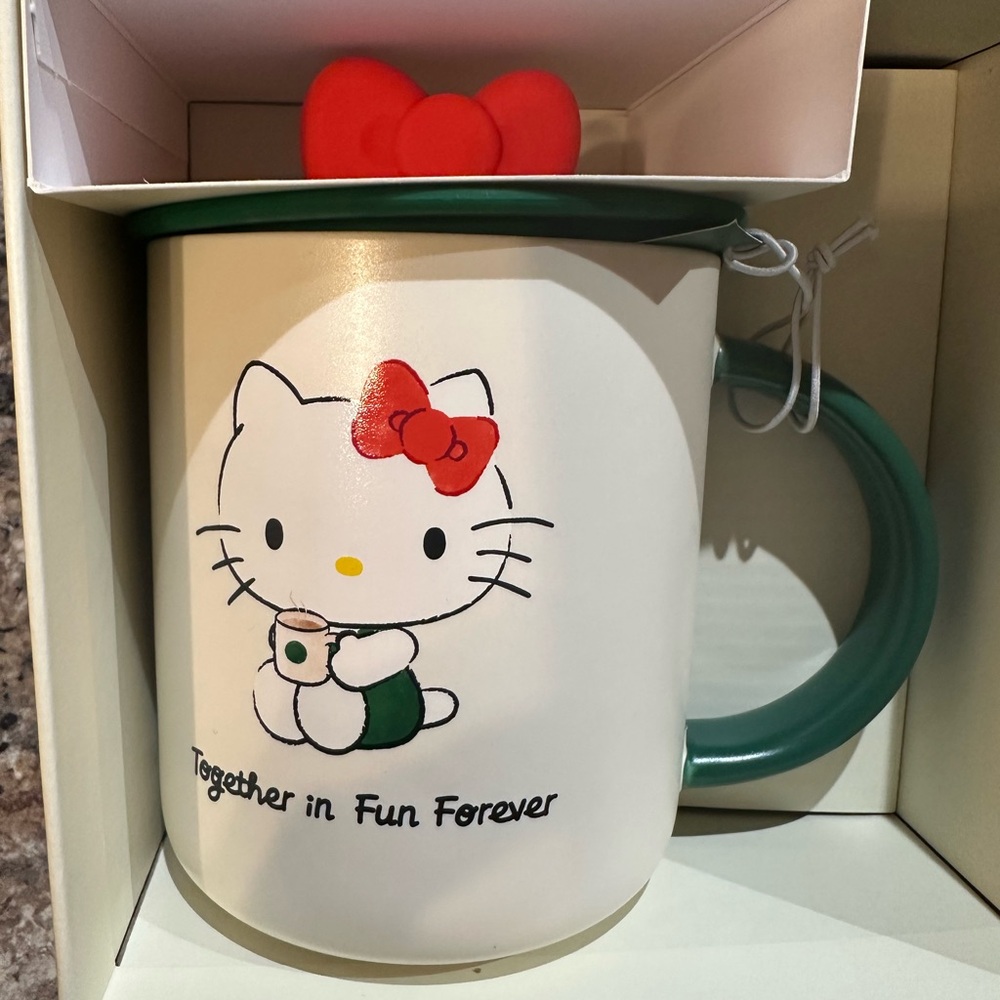 Starbucks Hello Kitty Box with Red Bow